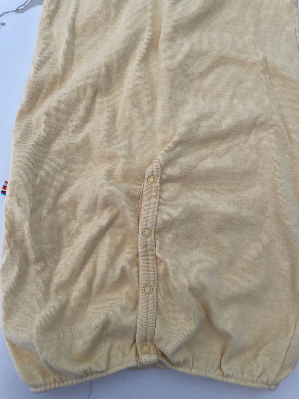Burt's Bees Baby Yellow Gown and Giggle Gray Sleeper Sack Set with Bee Motif